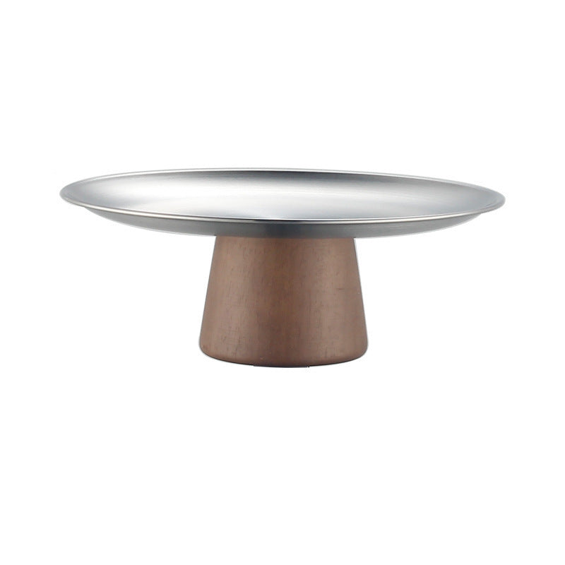 Stainless Steel High-Foot Dessert Tray