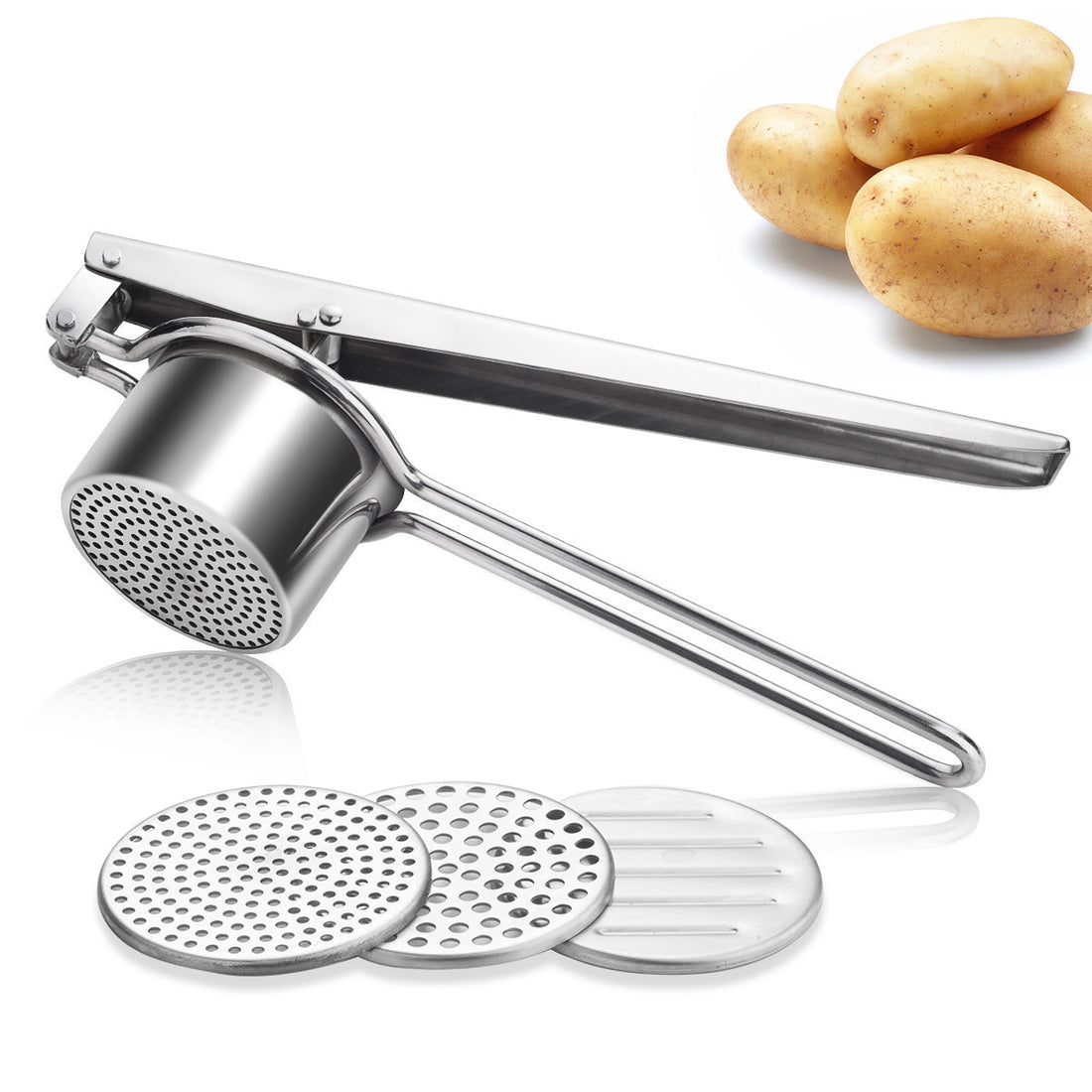 Stainless Steel Potato Ricer and Masher