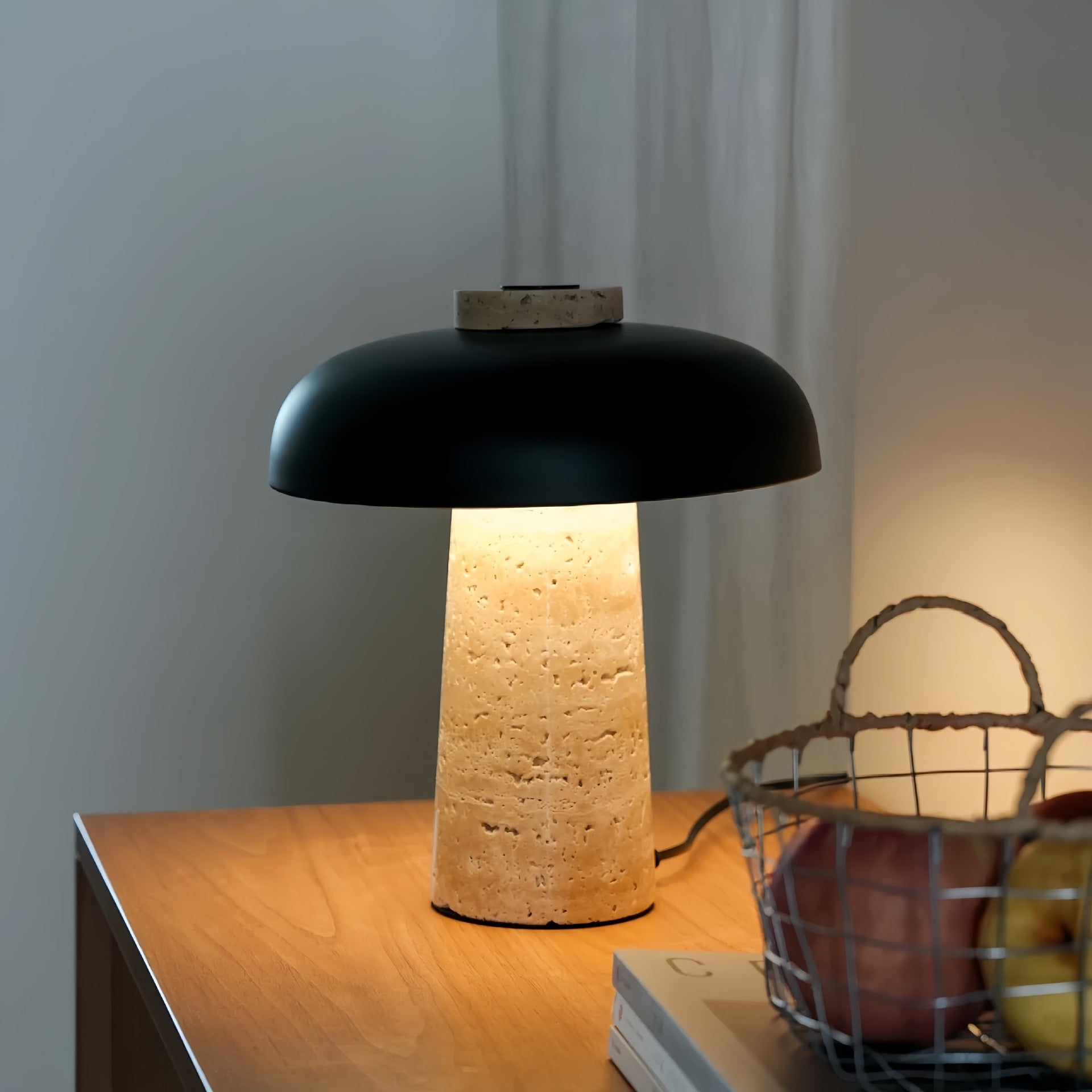 Stone & Bronze Harmony Lamp