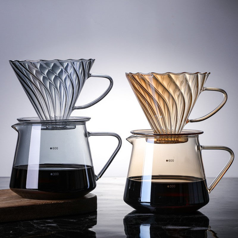 Wujiawu Glass Filter Coffee Pot – V60 Style