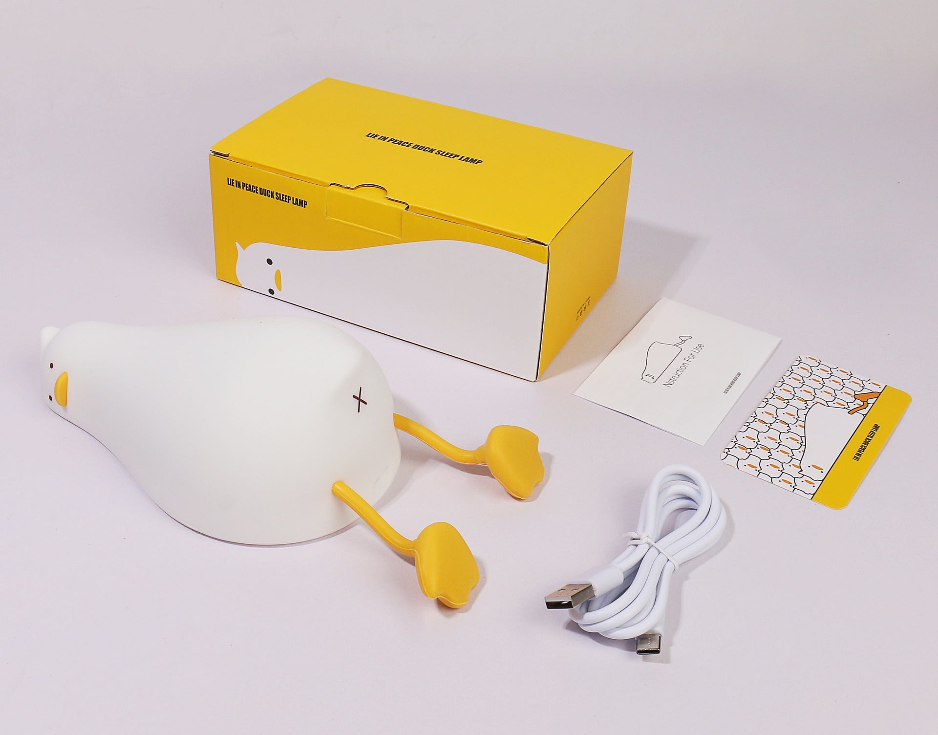 Duck Silicone Night Light & Phone Holder