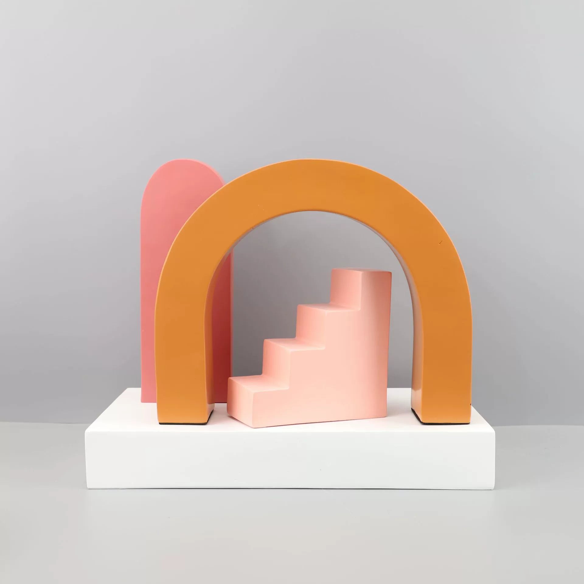 European-Style Morandi Geometric Ornaments