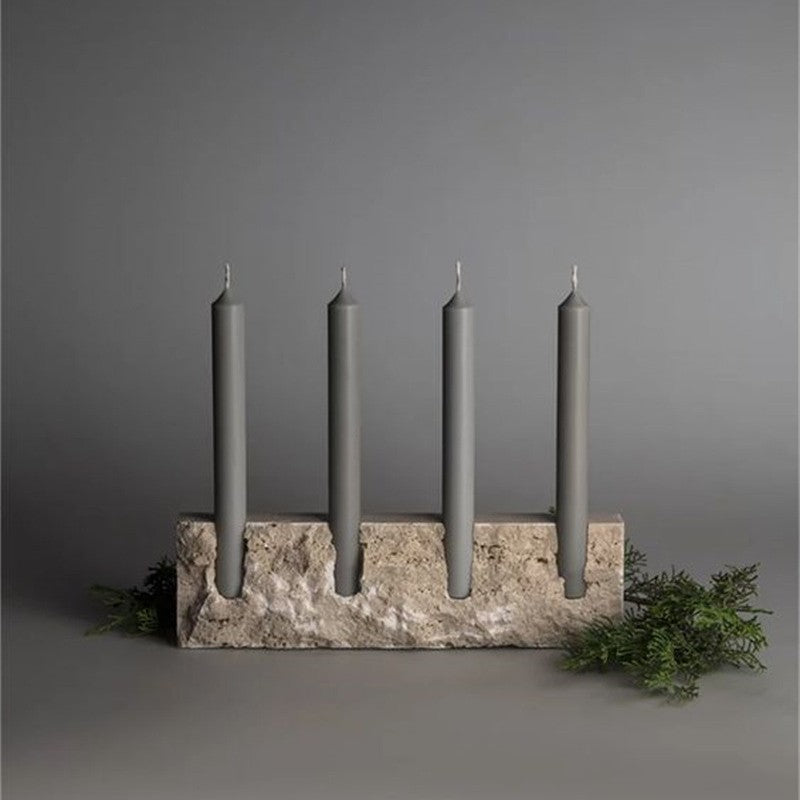 Natural Stone Candle Holder