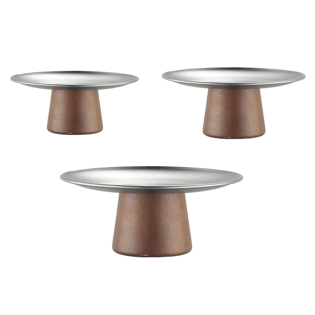 Stainless Steel High-Foot Dessert Tray