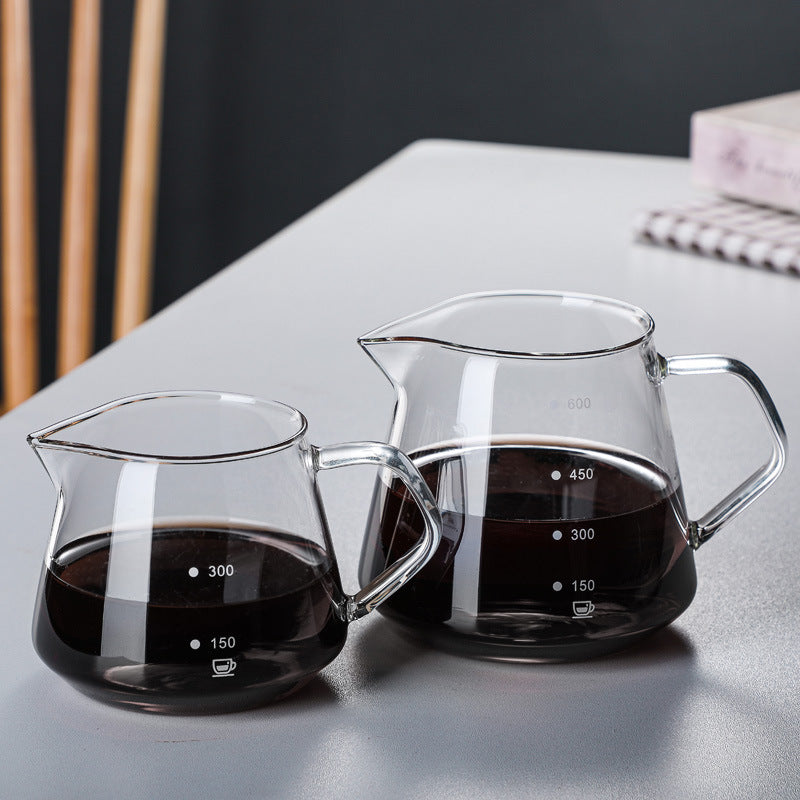 Glass pour over coffee maker