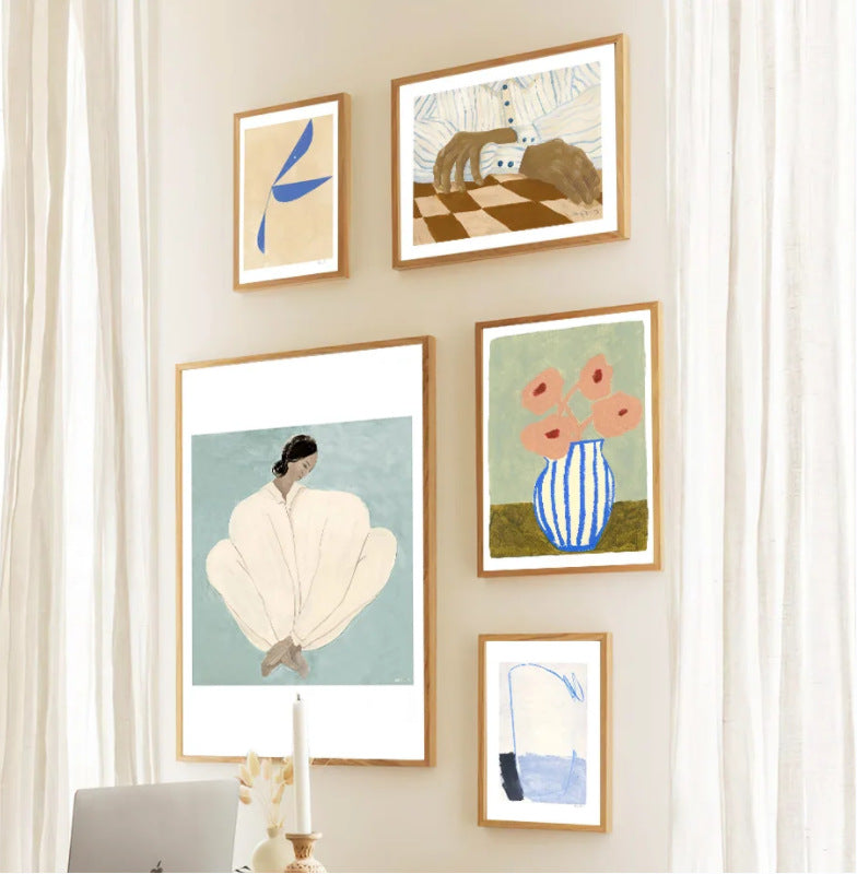 Modern Abstract Portrait Canvas Print