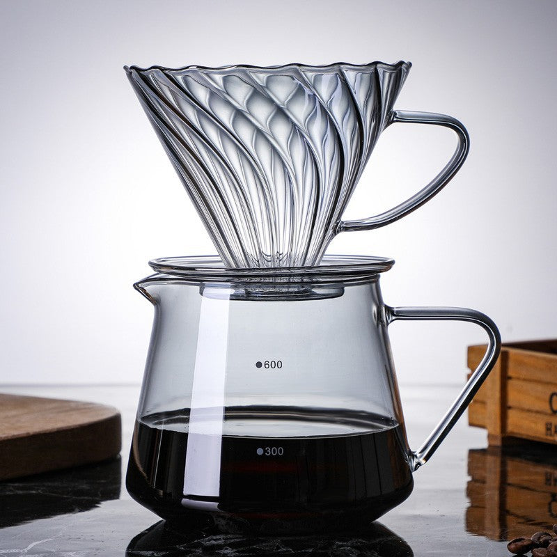 Wujiawu Glass Filter Coffee Pot – V60 Style