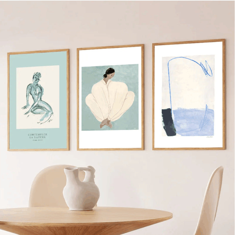 Modern Abstract Portrait Canvas Print