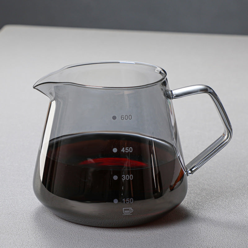 Glass pour over coffee maker