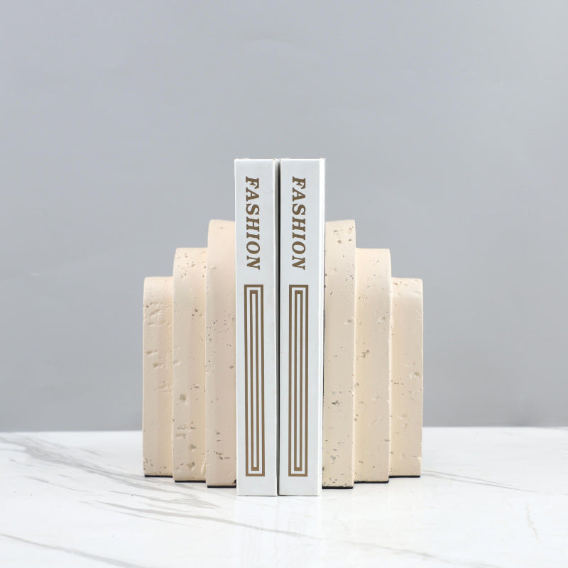 White Resin Book Baffle Ornament