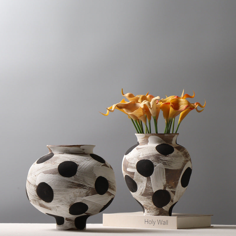 Nordic Aurora Resin Vase