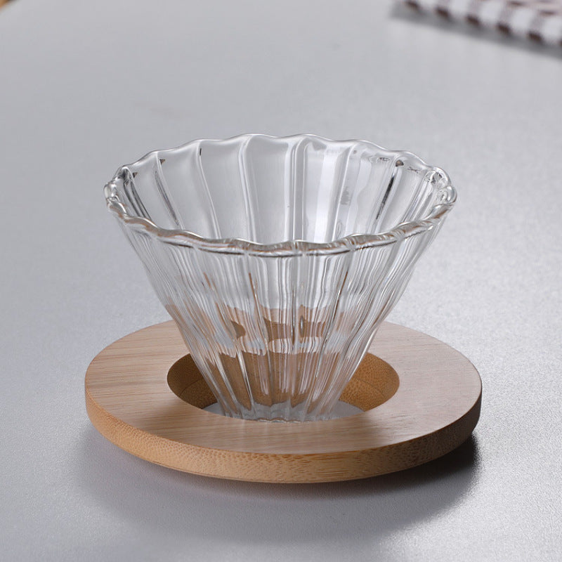 Glass pour over coffee maker