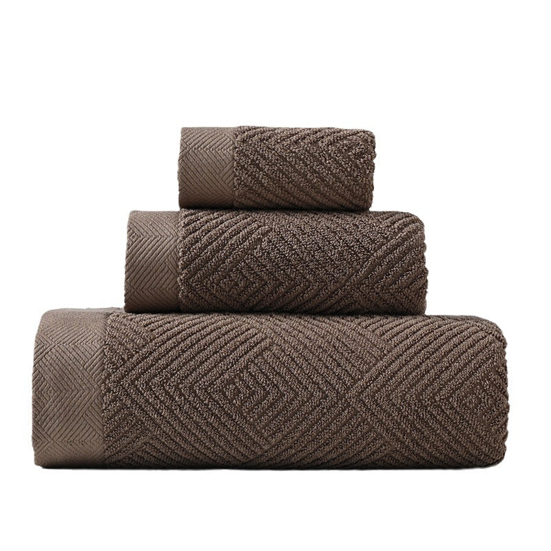 Geometric Towel Set – Bath, Hand & Face Towels