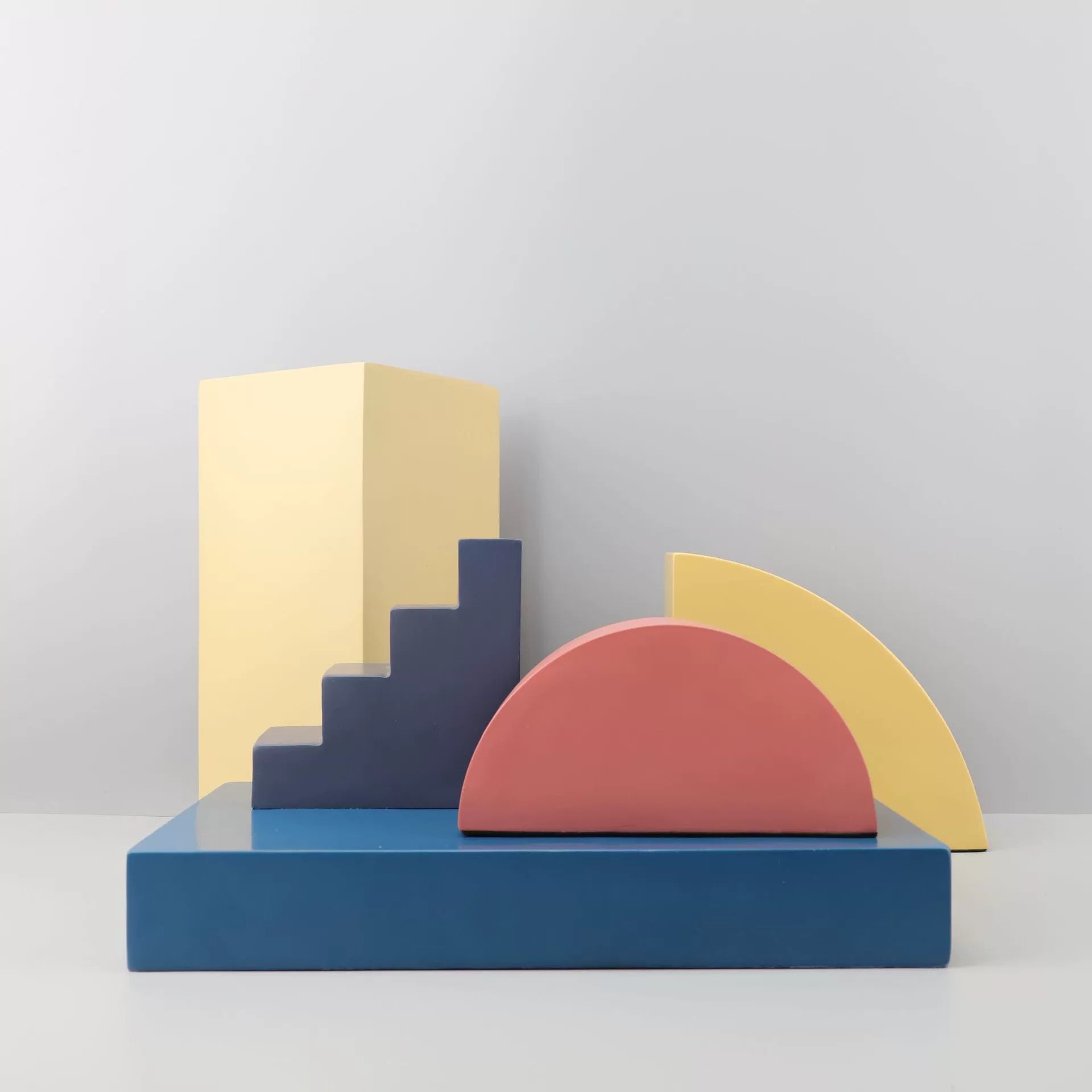 European-Style Morandi Geometric Ornaments