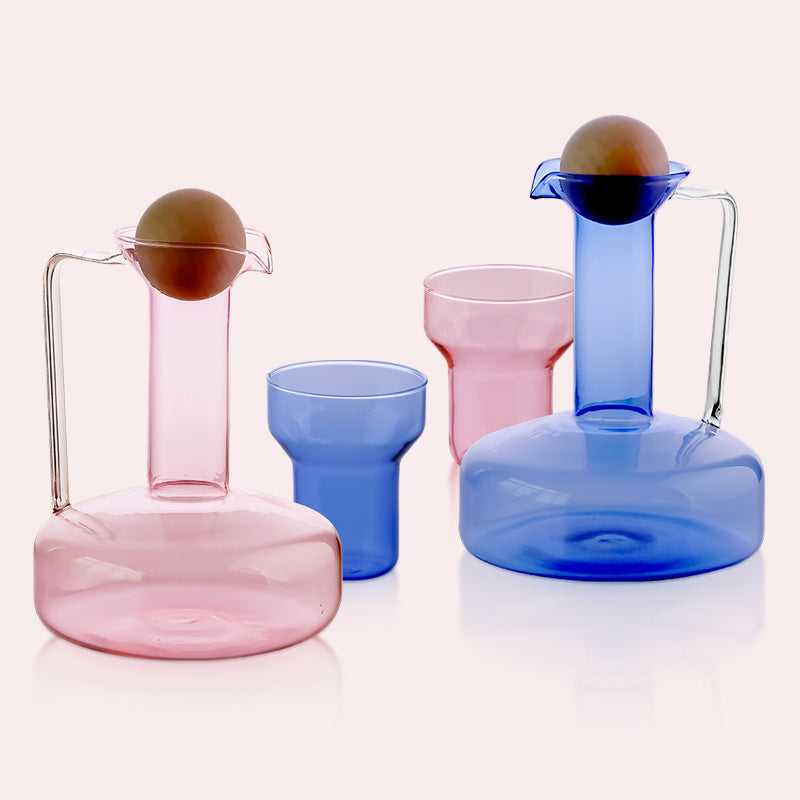 Swan Glass Carafe – 1.5L Nordic Borosilicate Water Pitcher