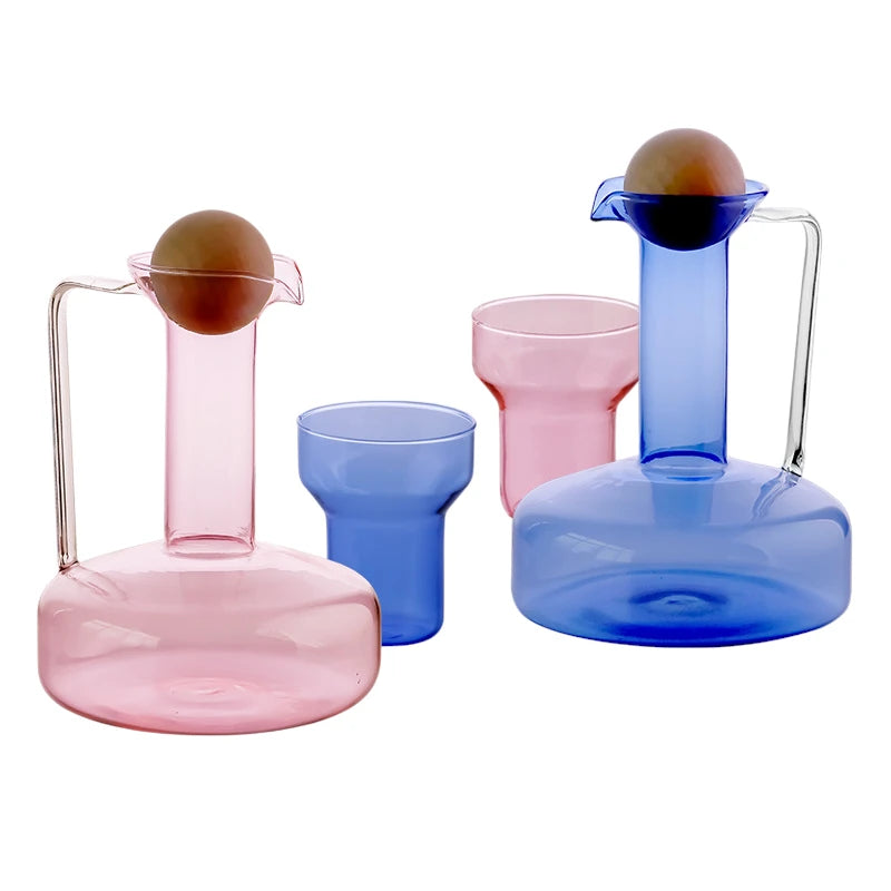 Swan Glass Carafe – 1.5L Nordic Borosilicate Water Pitcher