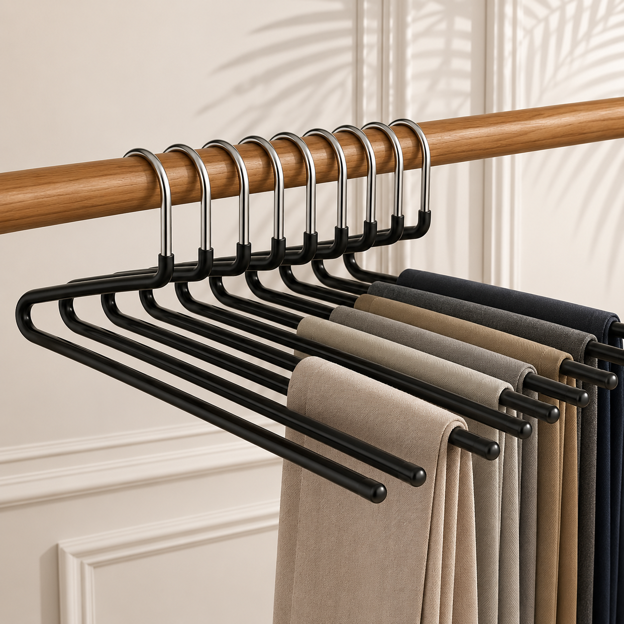 Pants Hanger Z-Shaped Set of 10