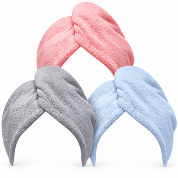 Hair Towel Wrap - Quick-Dry Microfiber Turban