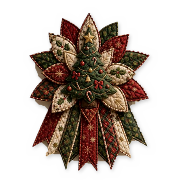 Quilted Christmas Wreath