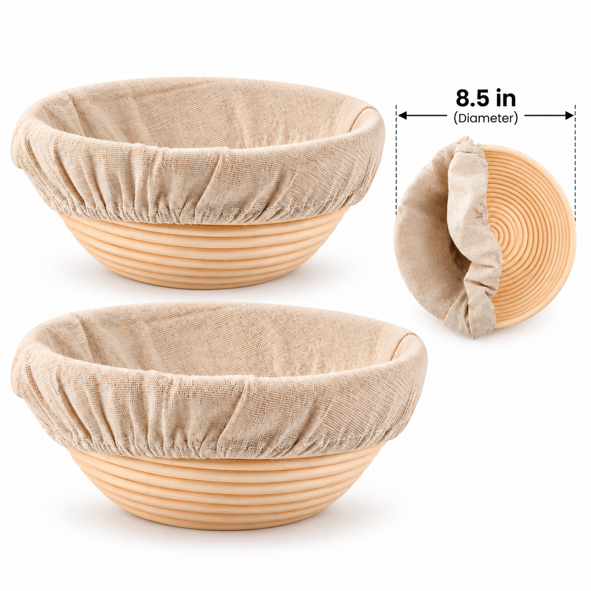 Round Sourdough Proofing Basket