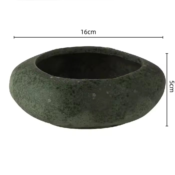 Japanese Ohara-Style Stoneware Flower Vessel