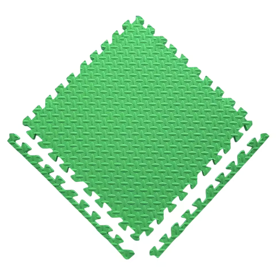 Interlocking Foam Floor Mats | Baby Play & Crawling Puzzle Tiles 8 pcs set