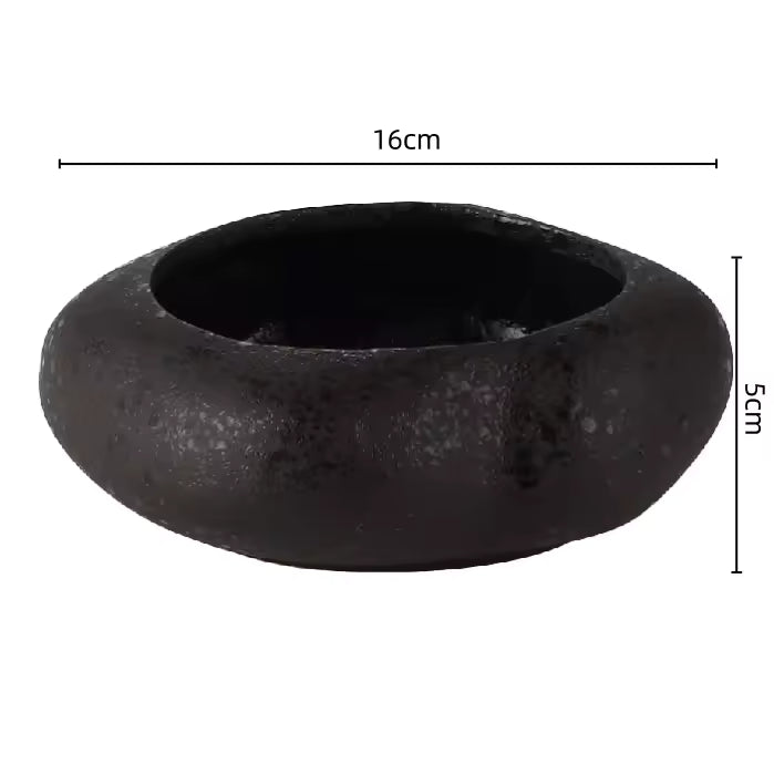 Japanese Ohara-Style Stoneware Flower Vessel