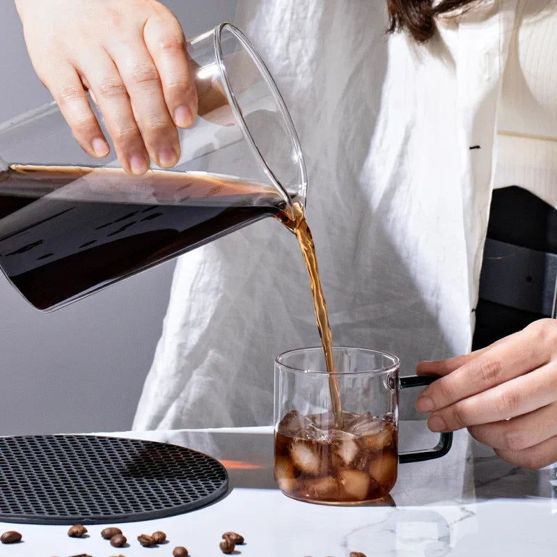 Cold Brew Coffee Maker – Slow Drip Glass Brewer 600ml