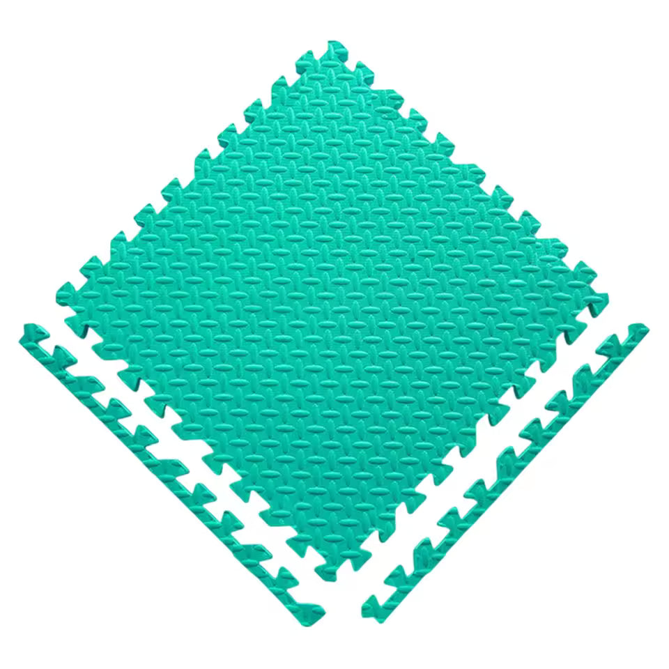 Interlocking Foam Floor Mats | Baby Play & Crawling Puzzle Tiles 8 pcs set