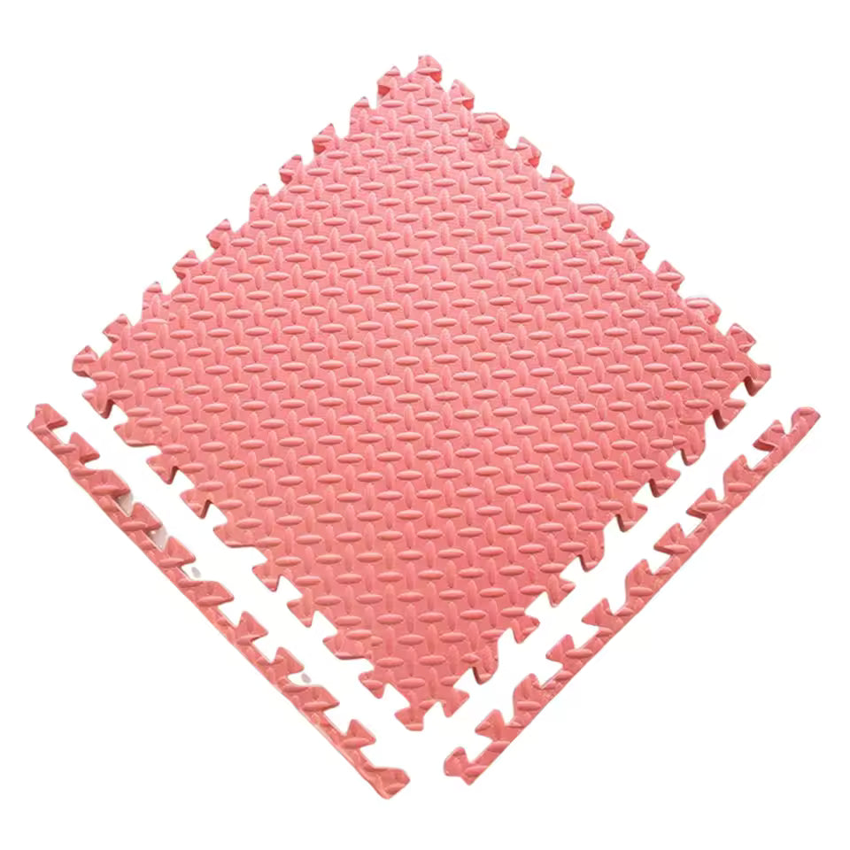 Interlocking Foam Floor Mats | Baby Play & Crawling Puzzle Tiles 8 pcs set