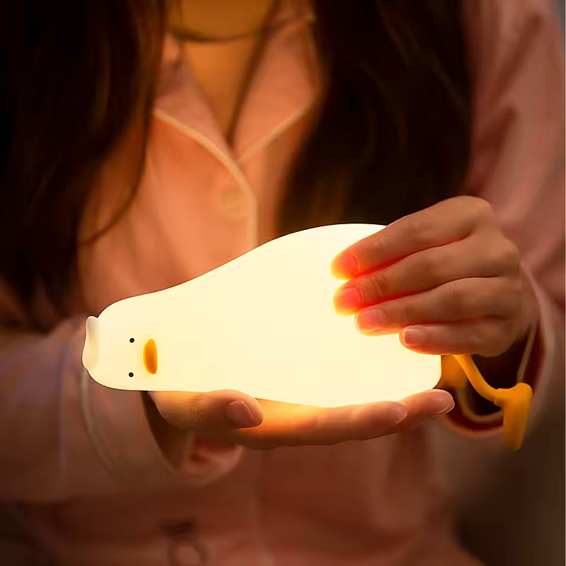 Duck Silicone Night Light & Phone Holder