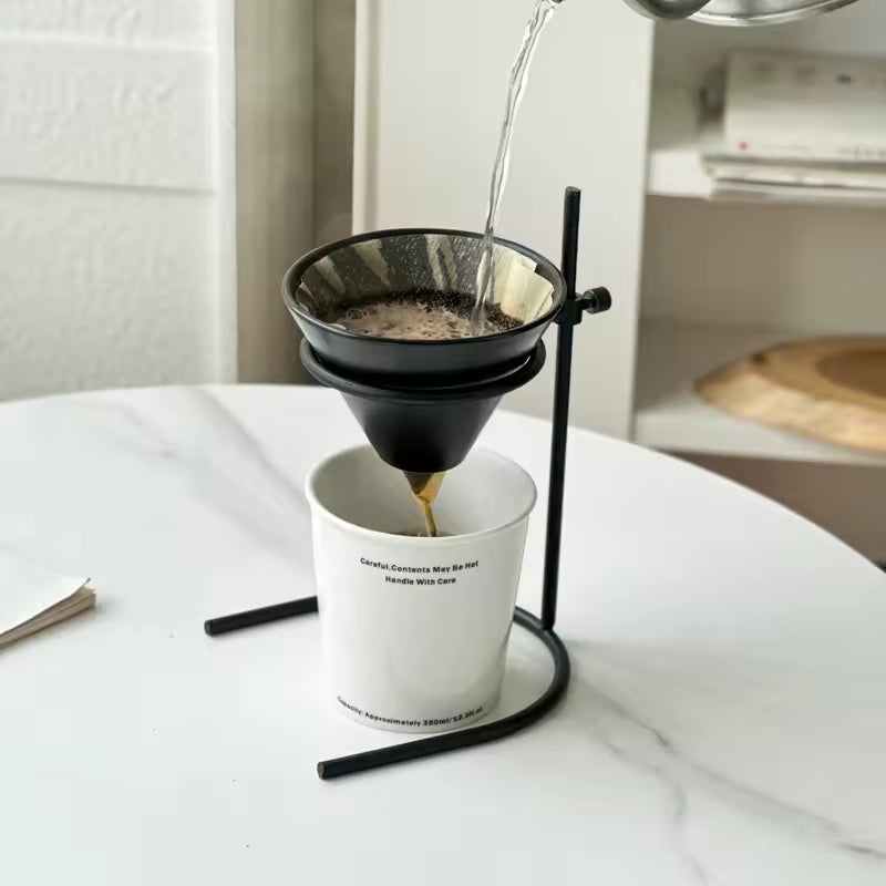 Modern Japanese Slow Coffee Brewer Stand Set