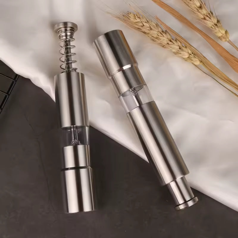 Mini Stainless Steel Pepper Grinder Set