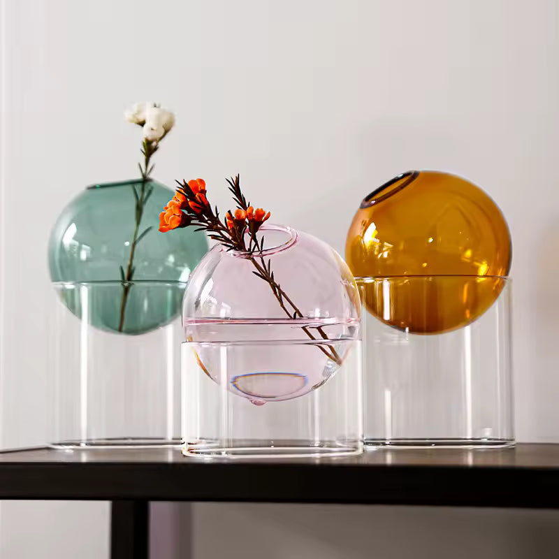 Celeste Glass Orb Vase