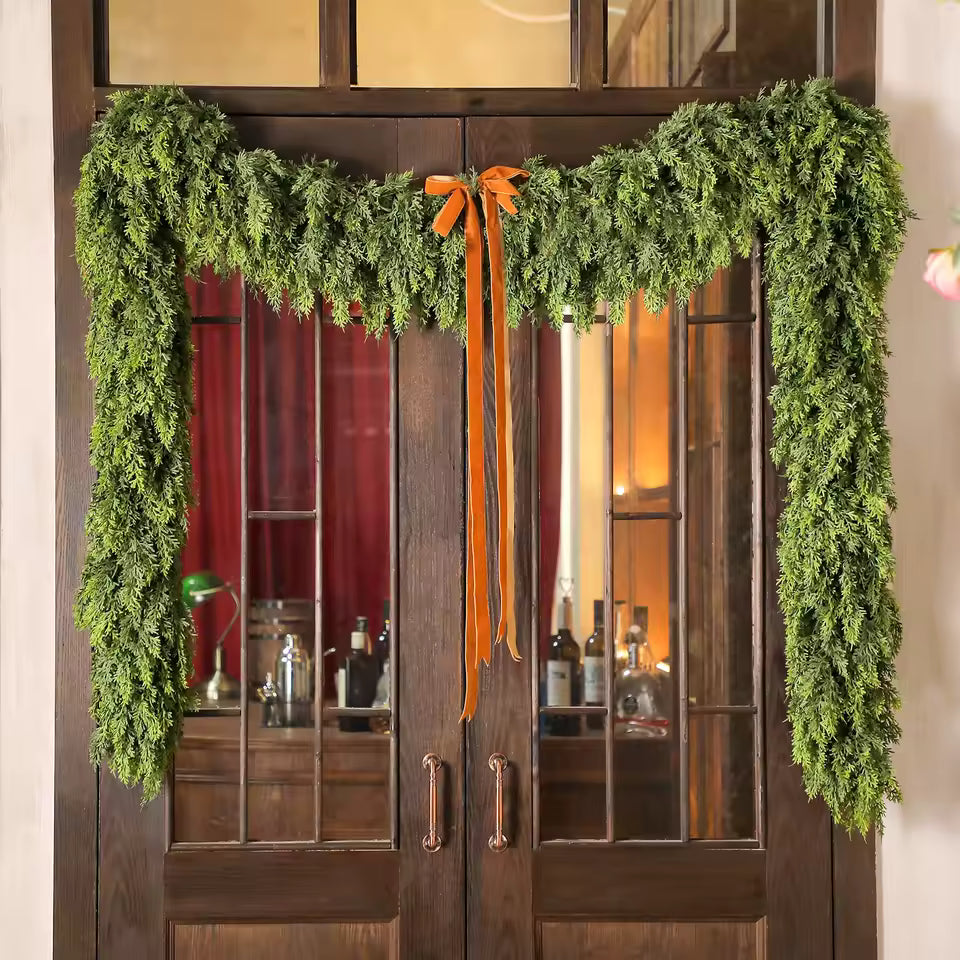 Christmas Greenery for Home & Fireplace Decor