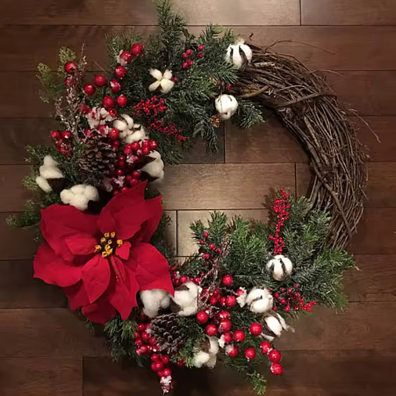 Christmas Wreath Door Hanging