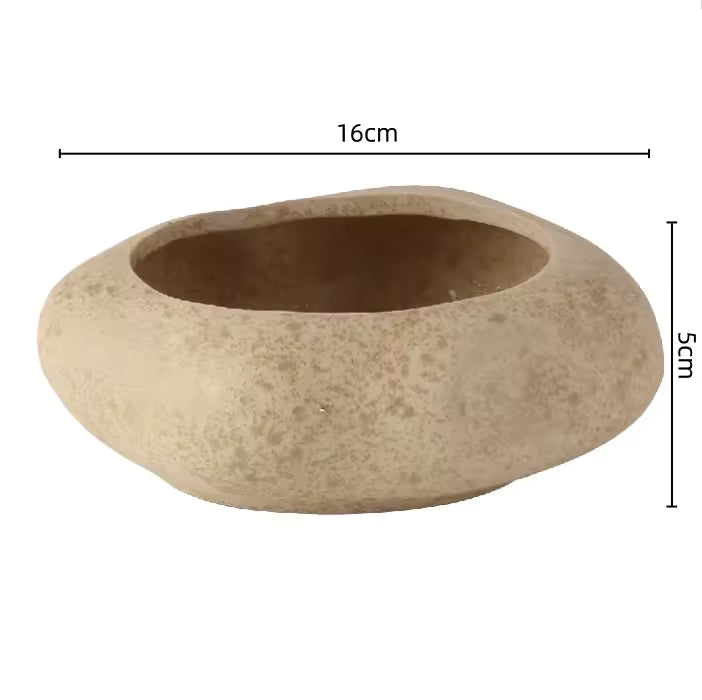 Japanese Ohara-Style Stoneware Flower Vessel