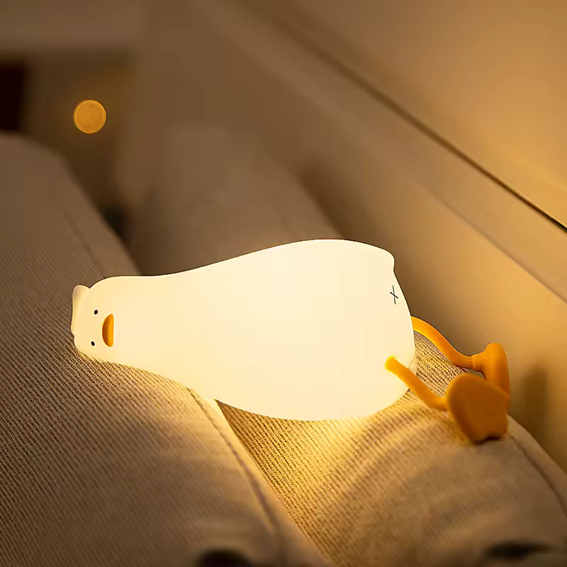 Duck Silicone Night Light & Phone Holder