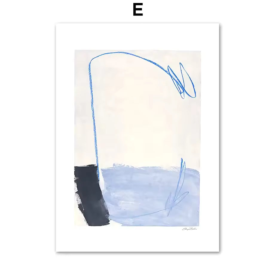 Modern Abstract Portrait Canvas Print
