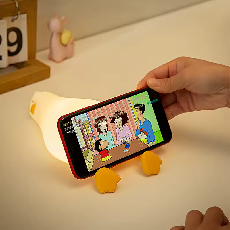 Duck Silicone Night Light & Phone Holder