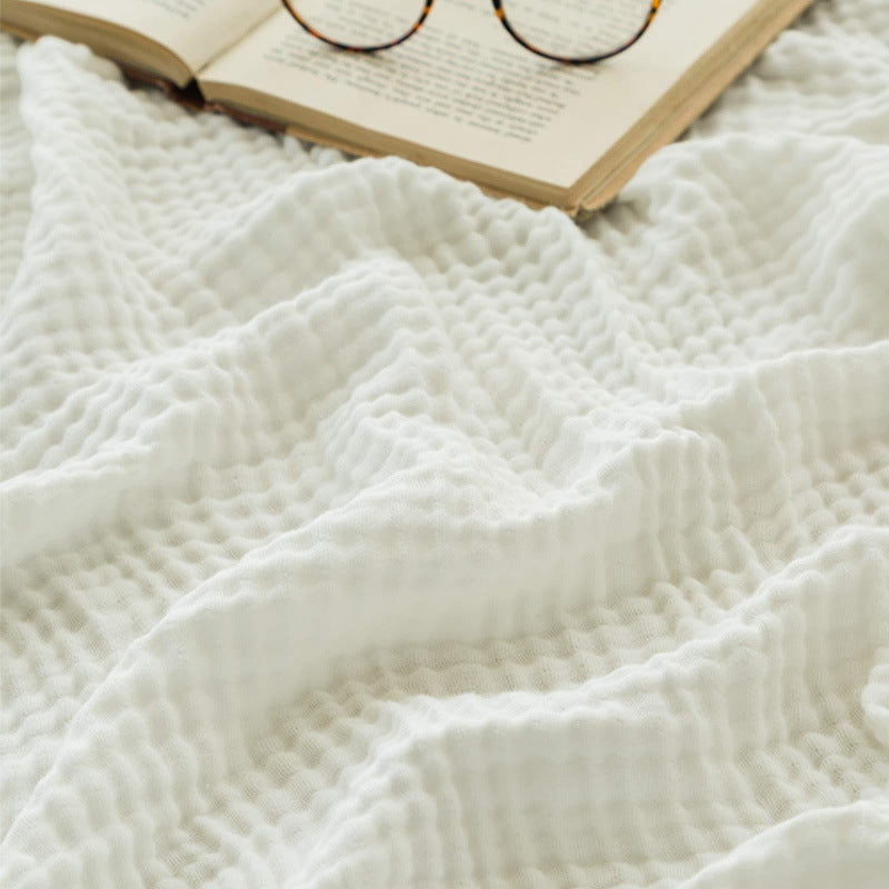 Cotton Muslin Throw Blanket - Soft Gauze Blanket