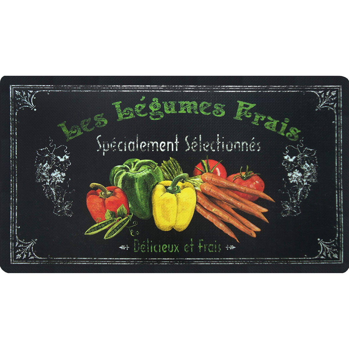 Farmhouse Fruit Kitchen Mat - Cushioned Comfort