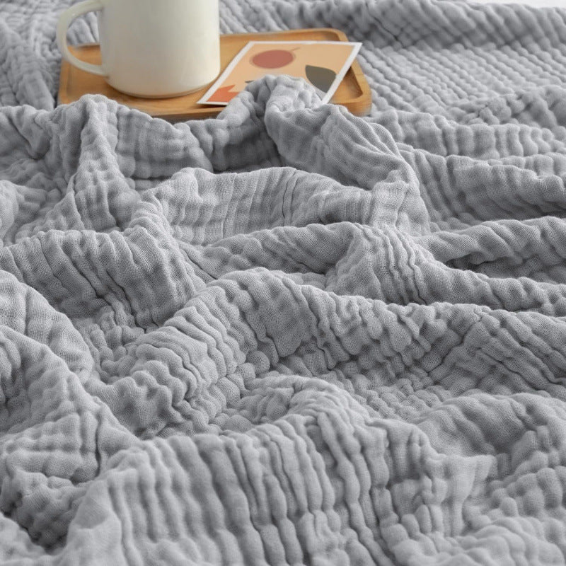 Cotton Muslin Throw Blanket - Soft Gauze Blanket