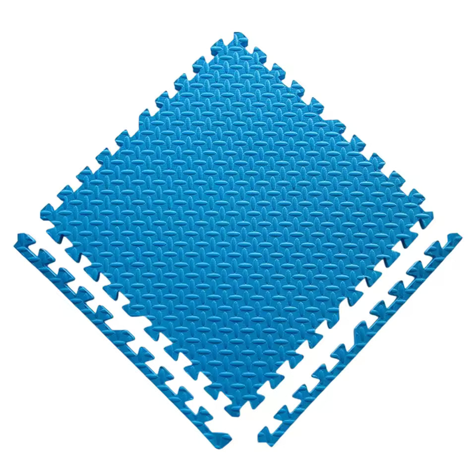 Interlocking Foam Floor Mats | Baby Play & Crawling Puzzle Tiles 8 pcs set