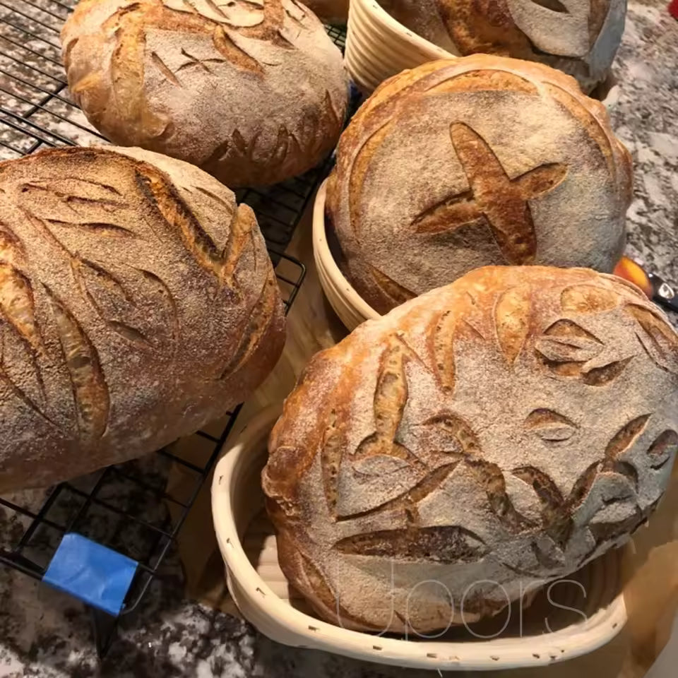 Handmade Rattan Bread Proofing Basket (Banneton) | Sourdough Dough Basket