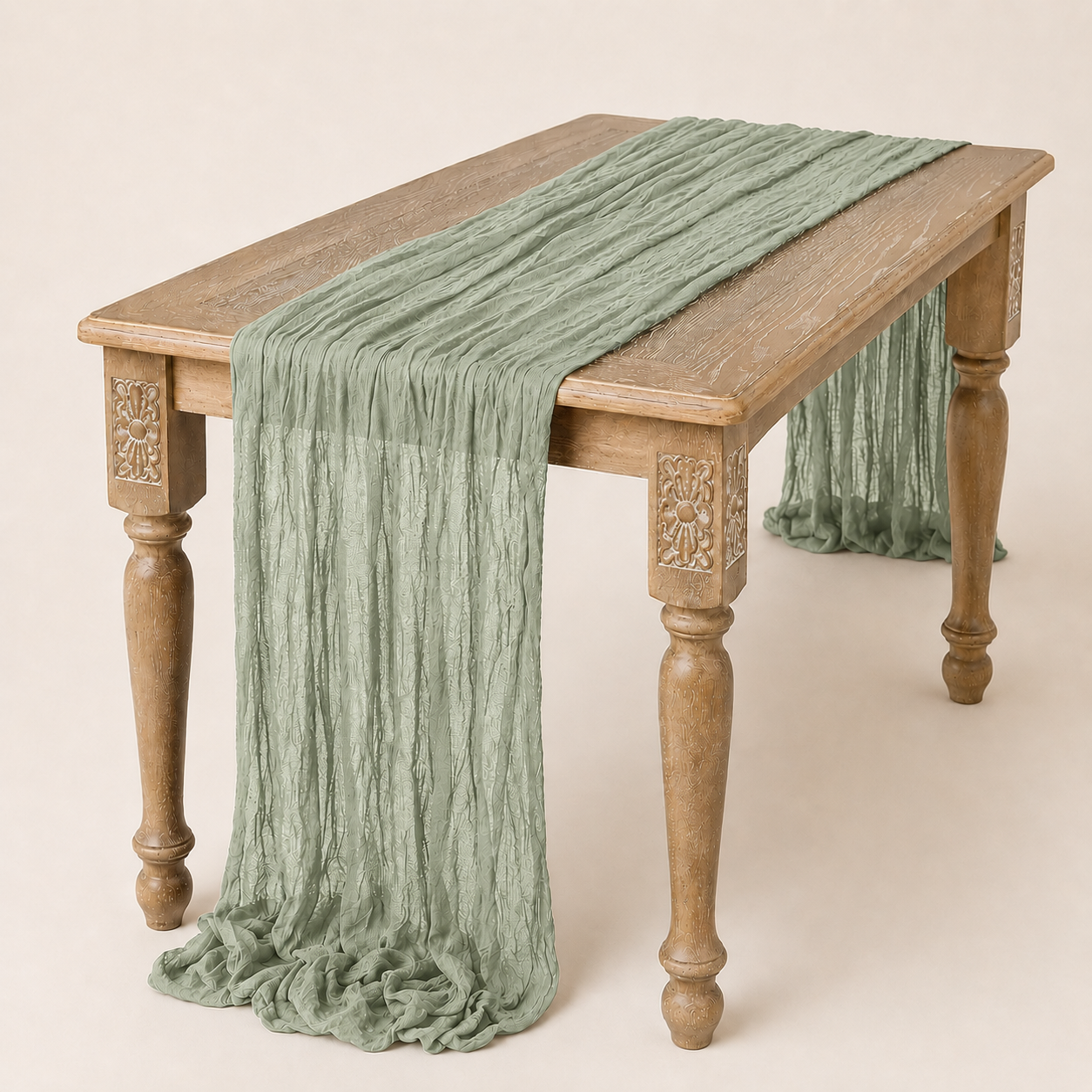 Sheer Table Runner – Lightweight Table Drape