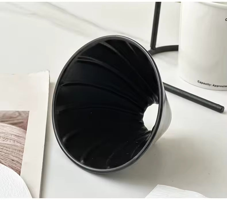 Modern Japanese Slow Coffee Brewer Stand Set