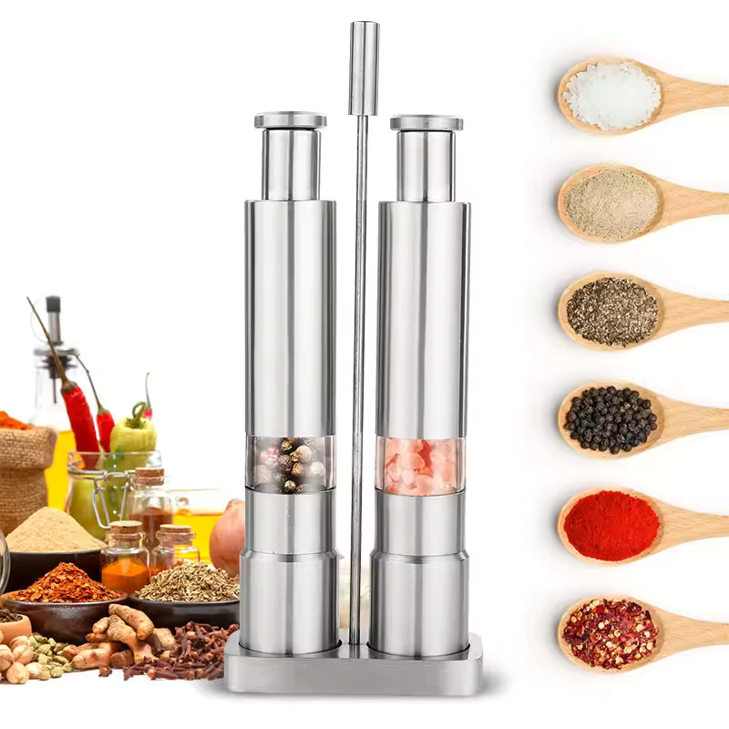 Mini Stainless Steel Pepper Grinder Set