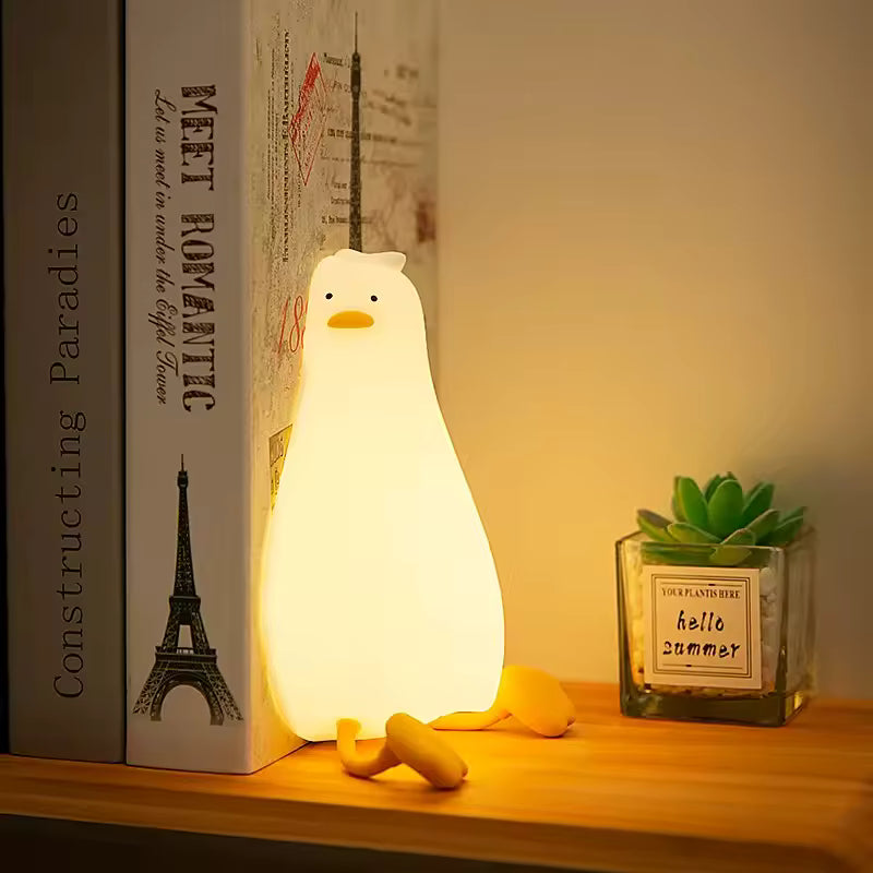 Duck Silicone Night Light & Phone Holder