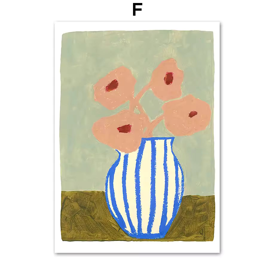 Modern Abstract Portrait Canvas Print